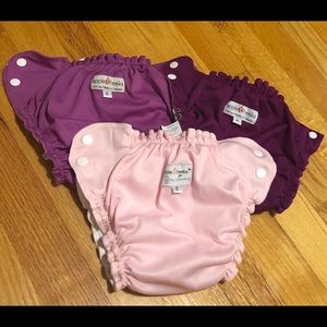 Apple Cheeks Cloth Swim Diaper, Set of 3